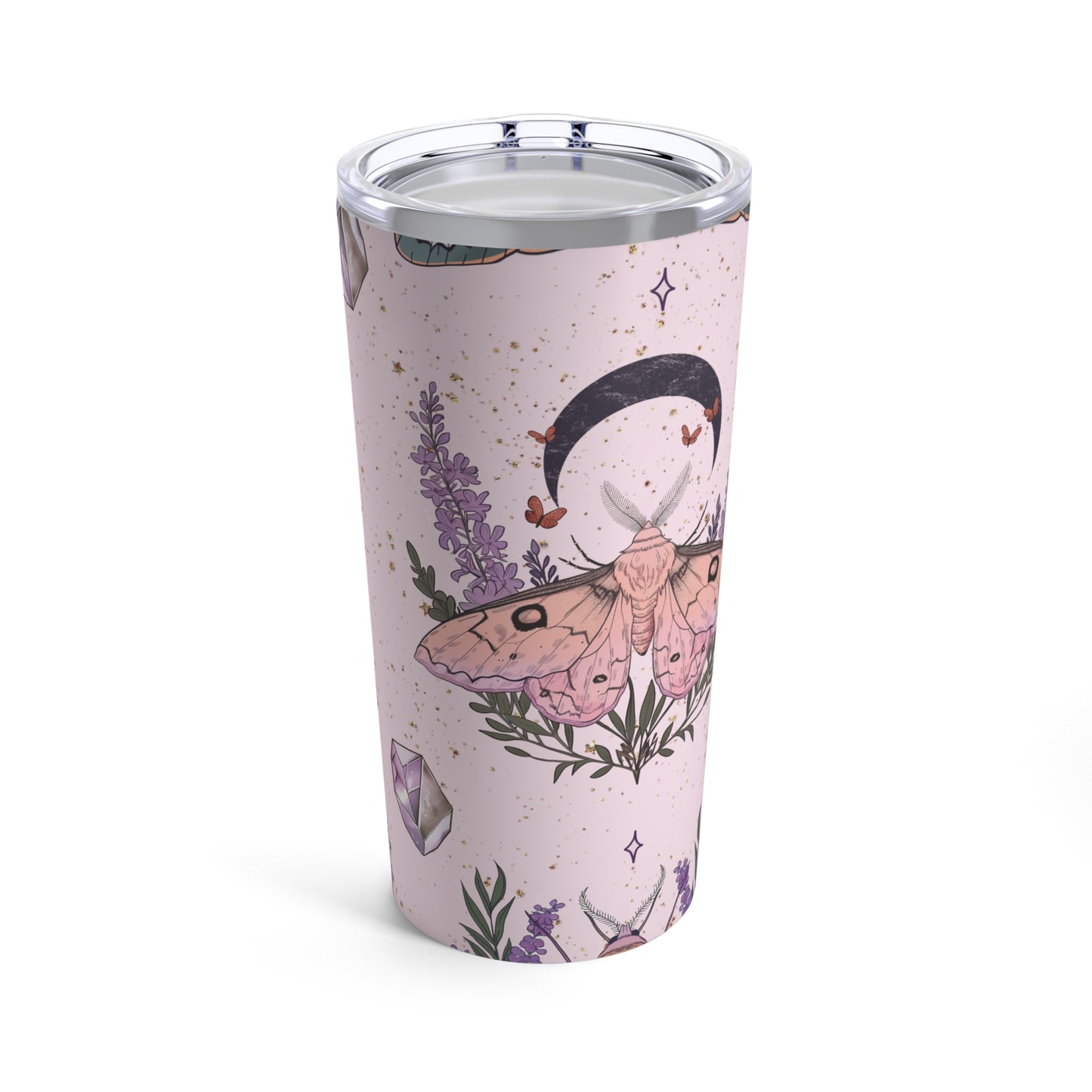 Boho Mystical Moth 20oz Tumbler