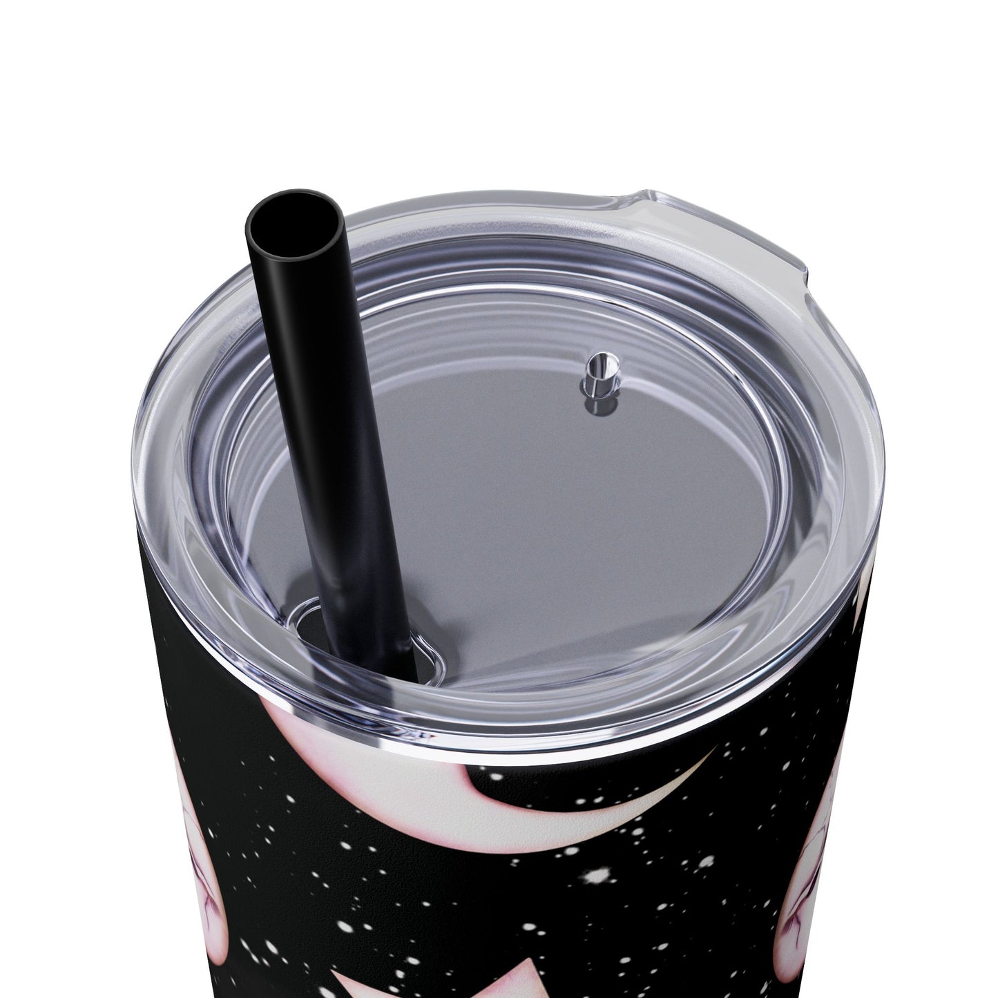 Moon and Stars Skull Winter Tumbler 20oz