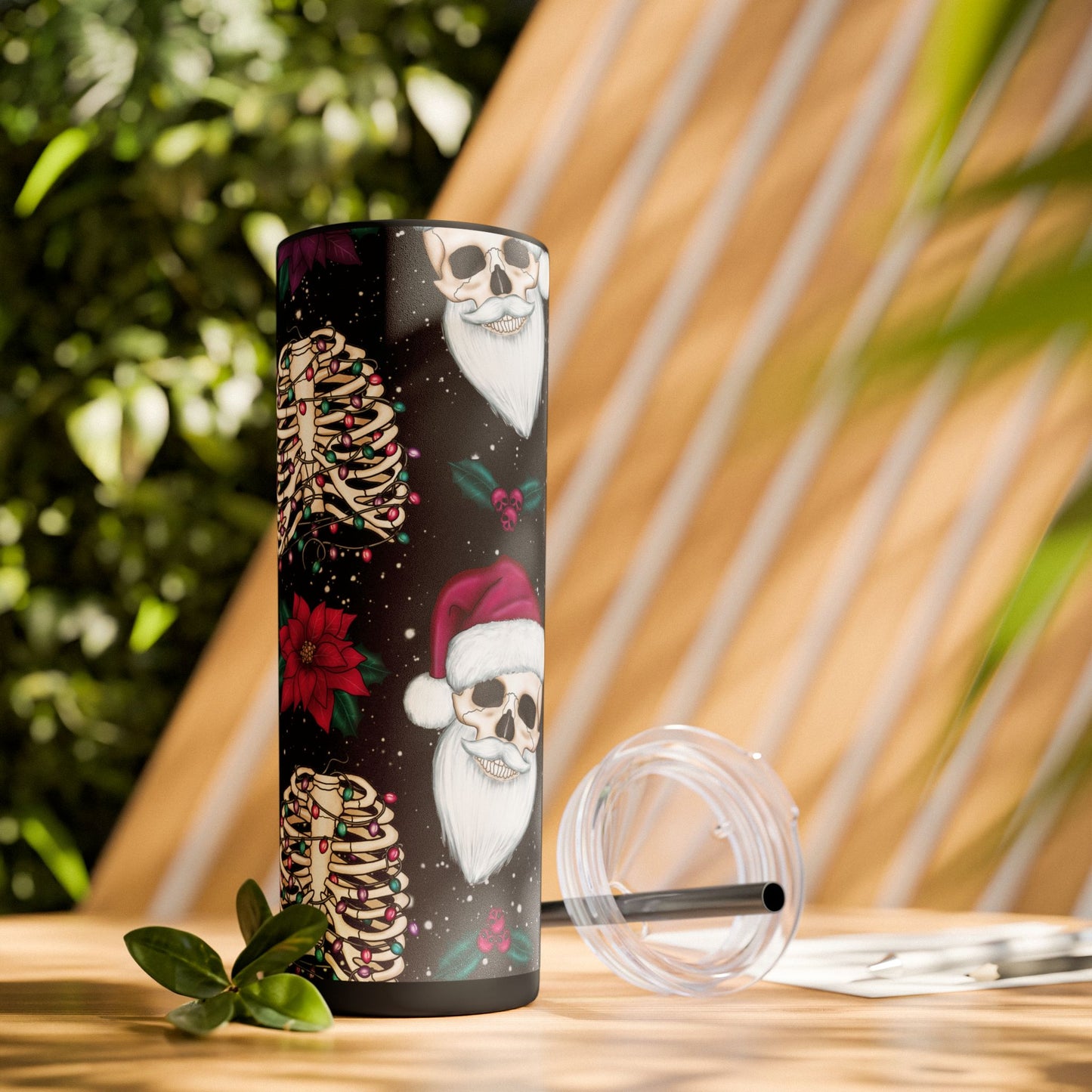 Spooky Santa Christmas Tumbler 20oz