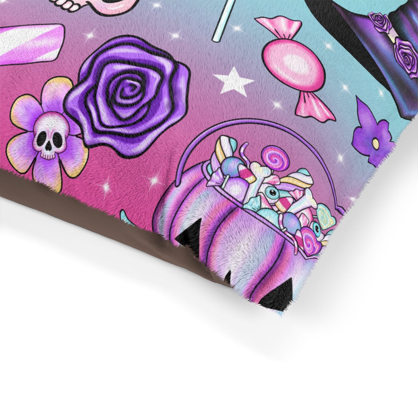 Mystical Cotton Candy Pink Pet Bed