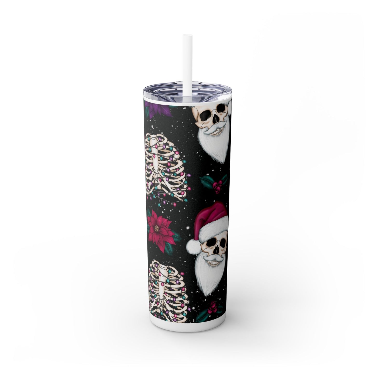 Spooky Santa Christmas Tumbler 20oz