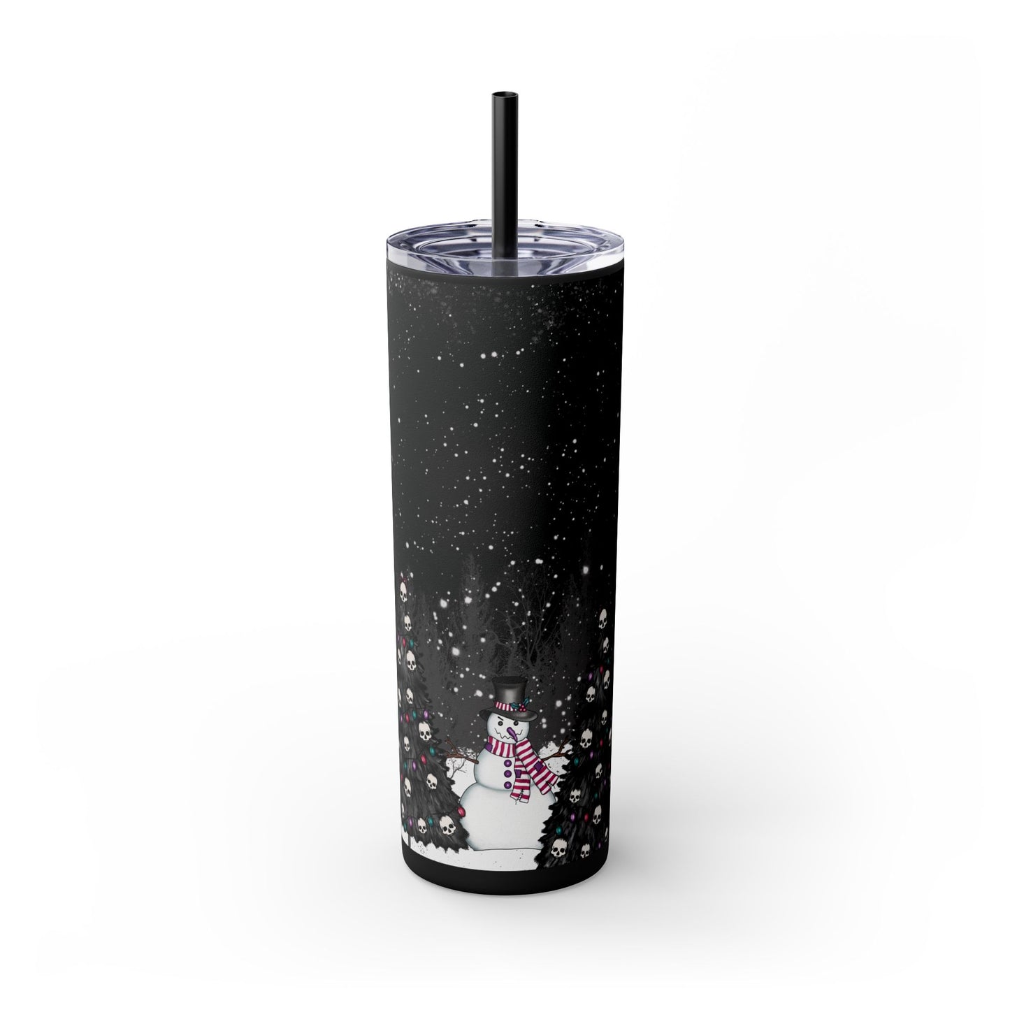 Spooky Snowman Christmas Tumbler 20oz