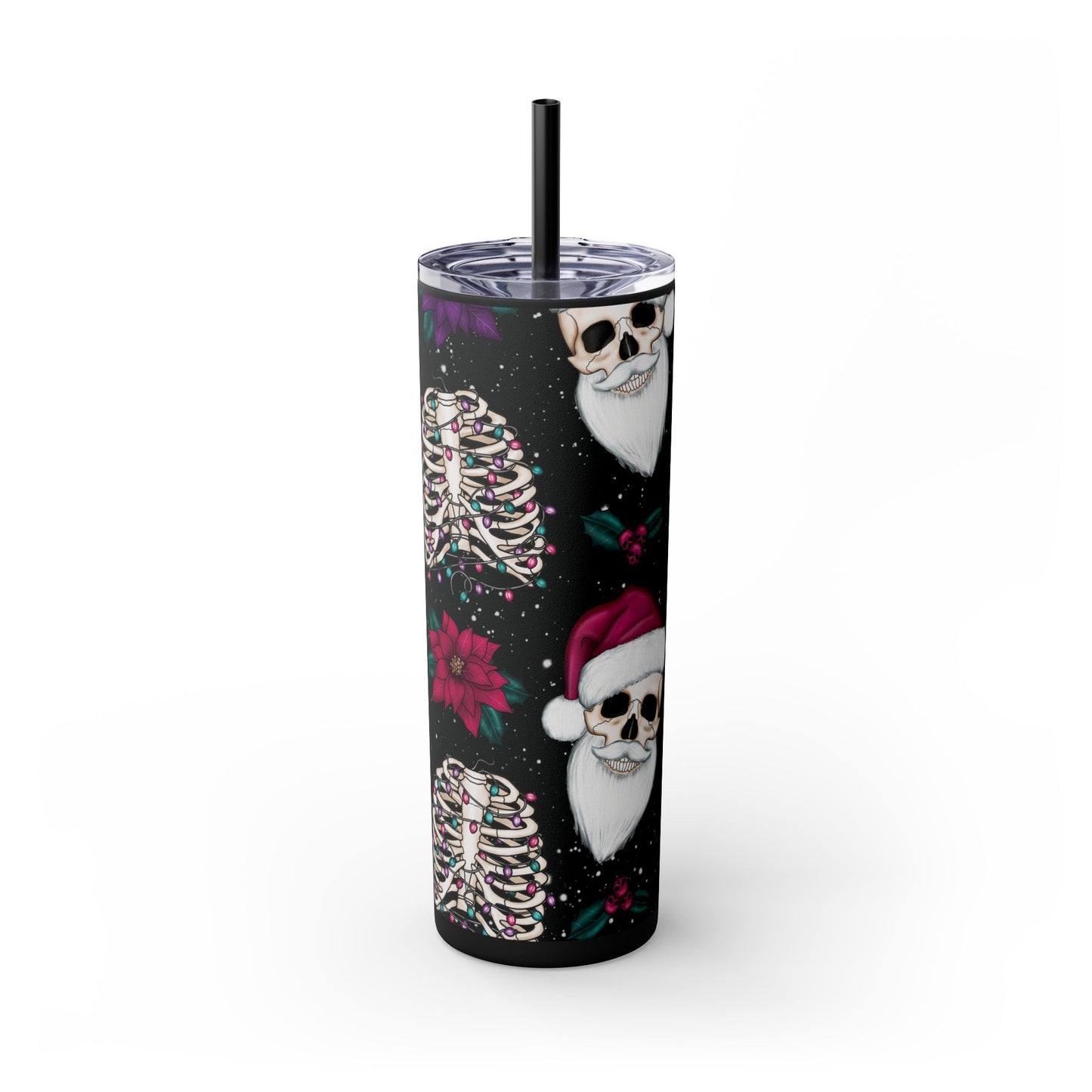 Spooky Santa Christmas Tumbler 20oz