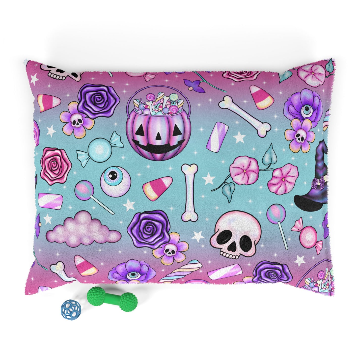 Mystical Cotton Candy Pink Pet Bed