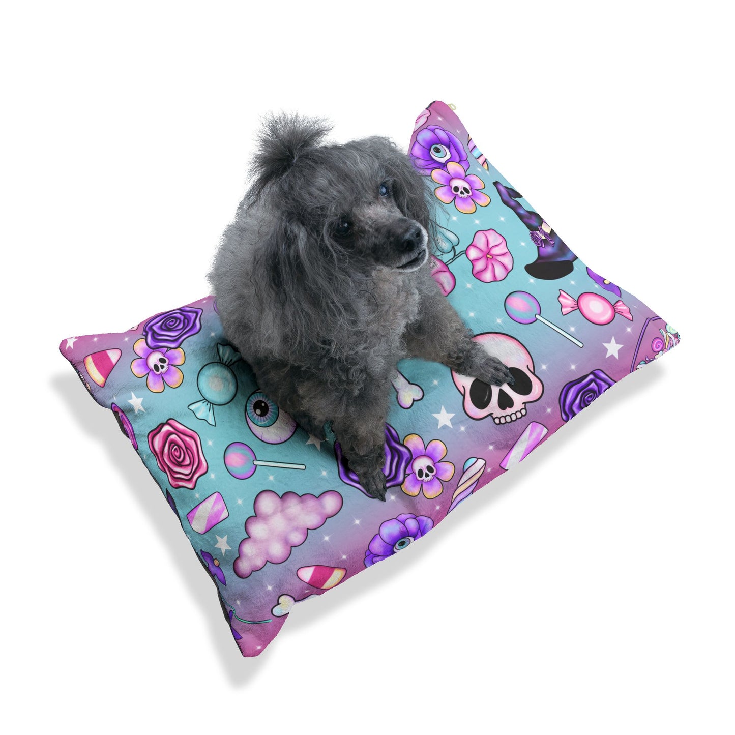 Mystical Cotton Candy Pink Pet Bed