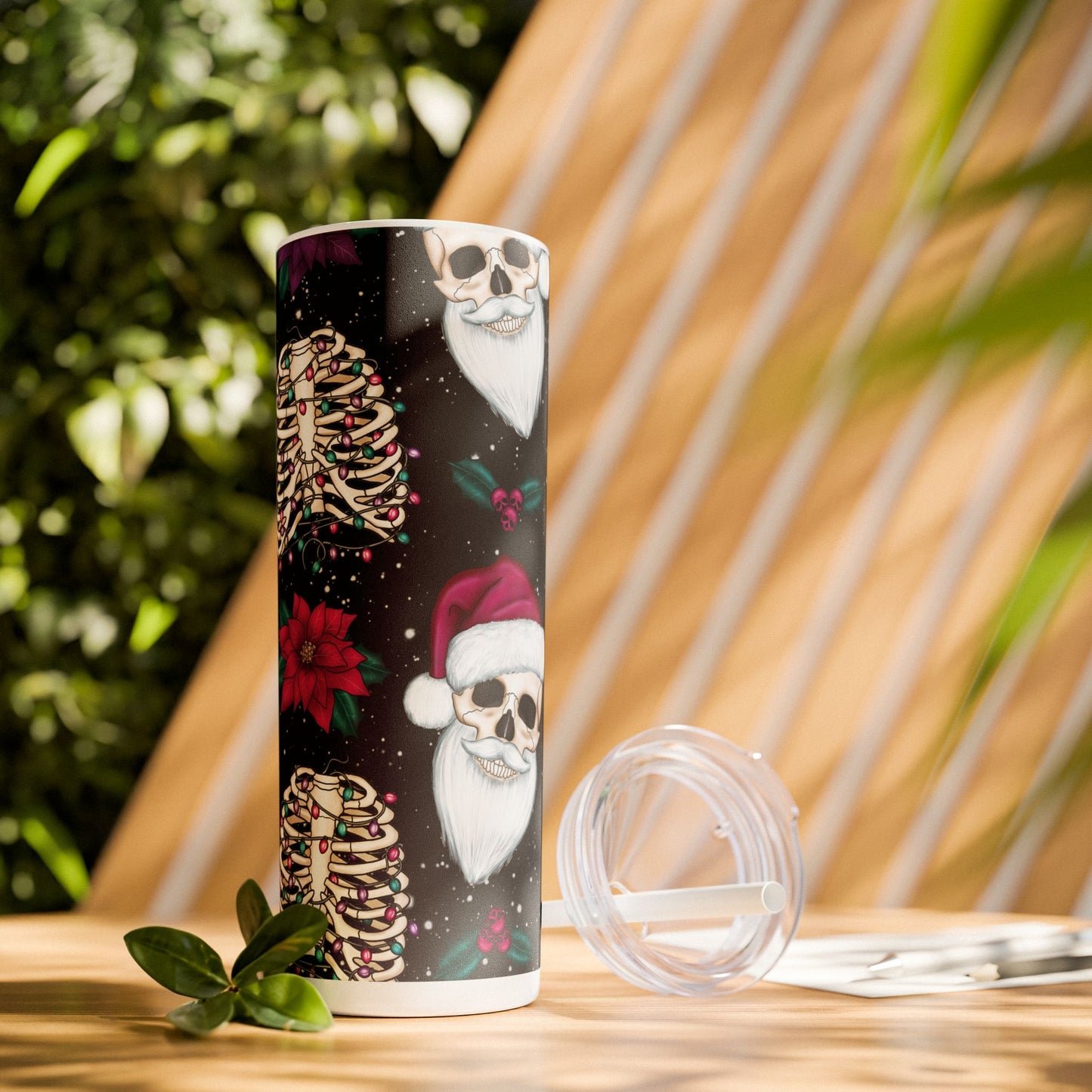Spooky Santa Christmas Tumbler 20oz