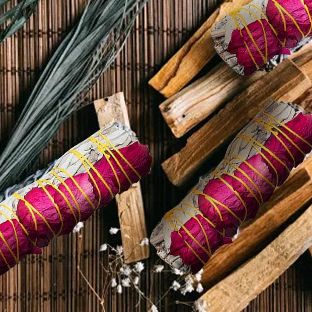 Floral Natural White Sage Grass Bundle
